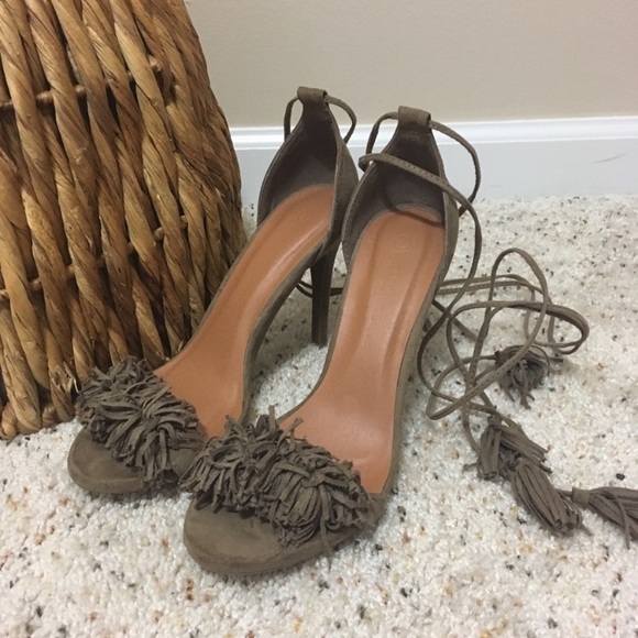 Wild diva lounge fringe lace up heel - Picture 6 of 6